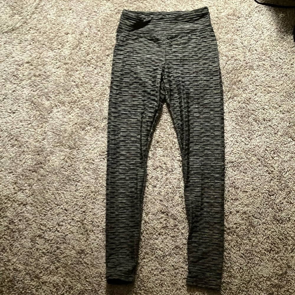 Gray Knock Off Tik Tok Leggings